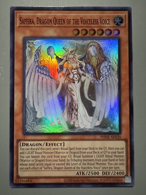 YUGIOH SAFFIRA DRAGON QUEEN OF THE VOICELESS VOICE ASIA ENGLISH