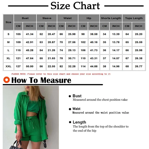 Sommer Damen Musselin Bluse Shirt und Shorts Kleidung Set Strand Outfit Zweiteiler - Bild 13 von 45