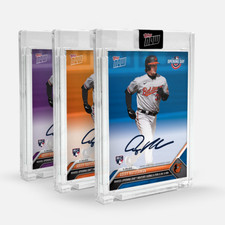 ADLEY RUTSCHMAN SIGNED OPENING DAY TOPPS NOW #4 SEALED ON-CARD AUTO 99 OR LOWER