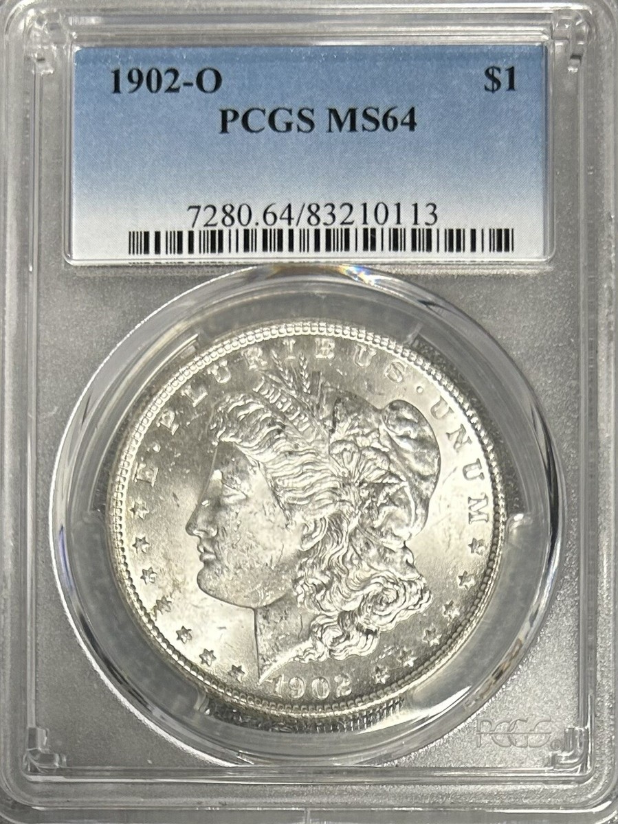 1902 O Morgan Silver $1 PCGS MS 64 BX9-03 | eBay