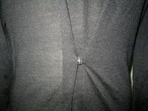 jerseykleid hängerchen zart langarm wasserfall ausschn. PART TWO 38-40 S schwarz - Bild 8 von 12