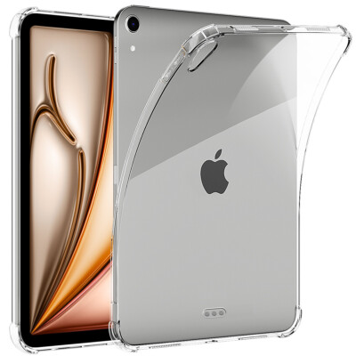 Clear TPU Shockproof Slim Back Case Cover For Apple iPad Air M2 13 in/11 in 2024