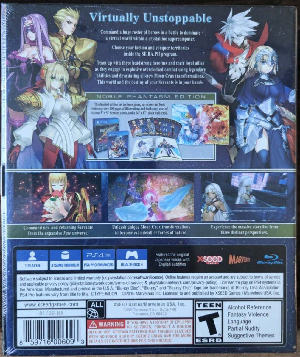 Fate/EXTELLA The Umbral Star - Noble Phantasm Edition (PlayStation
