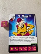 Dice Masters DC Worlds Finest Card & Die #94 Mr. Mxyzptlk Equalizer