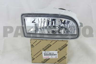 8121160113 Genuine Toyota LAMP UNIT, FOG LAMP, RH 81211-60113 | eBay