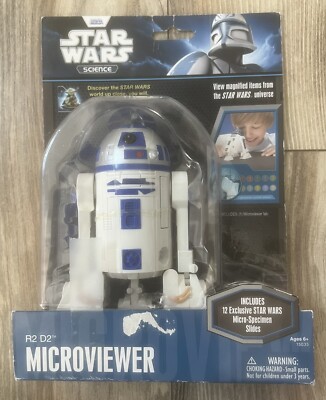 Star Wars Science R2-D2 Microviewer Science Magnifier + 12 Micro-Specimen slides