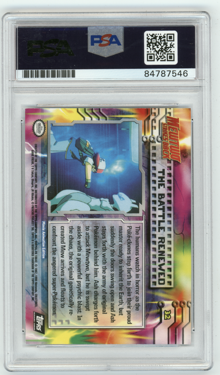 PSA Signed Jay Goede Topps 32 Holo 1999 Mewtwo Strikes Back | eBay