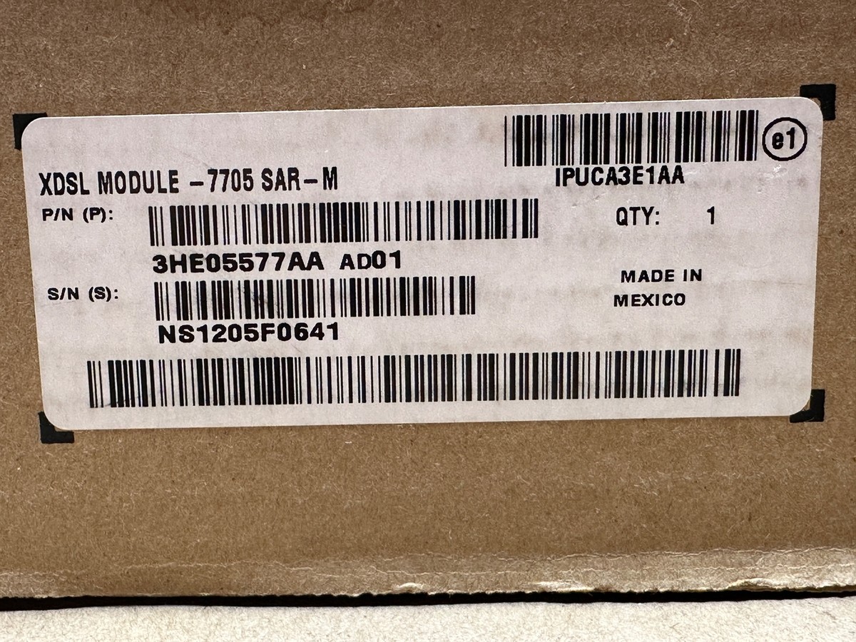 Alcatel Lucent xDSL Module 7705 SAR-M 8 Port 3HE05577AA AD01 82