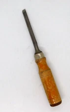 Wooden Handled Chisel 1/4 In Made in Japan Vintage Tool Wood Working 8 In Long