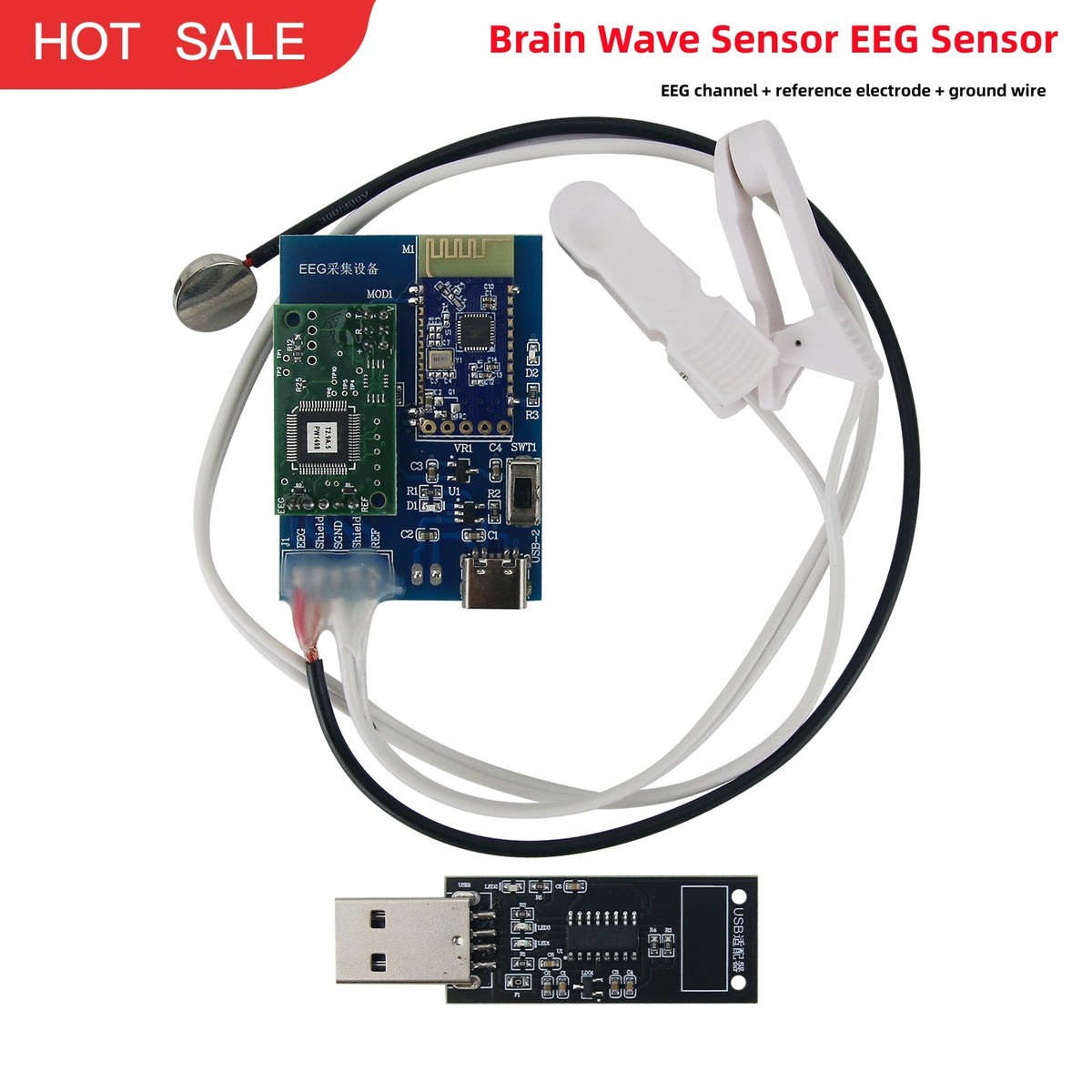 eeg 2012年 TGAM Brainwave Brain Wave Sensor EEG Sensor 3rd Generation