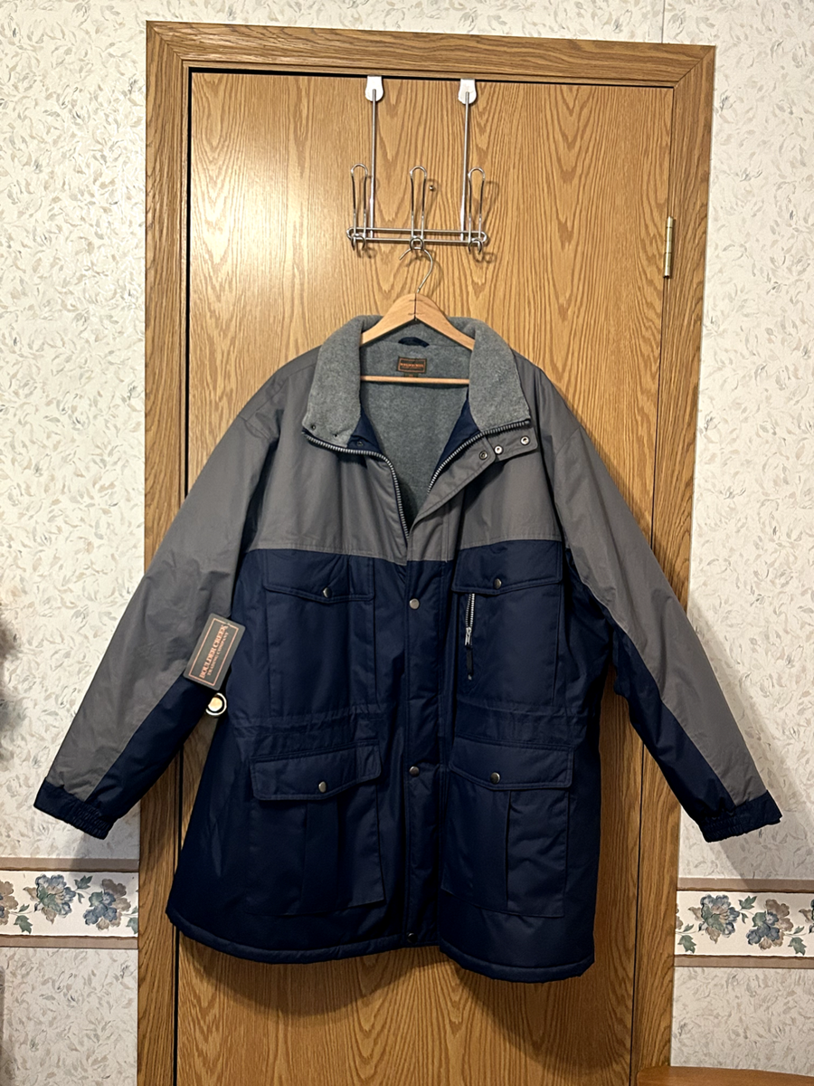 NEW Boulder Creek by King Size Men's Winter Jacket/Coat Blue/Gray