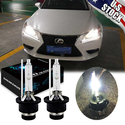 HID Xenon Headlight Bulb For Lexus IS250 2014-2015 Low &High Beam 35W 6000K Qty2