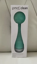PMD Clean Smart Facial Cleansing Device with Silicone Brush & Serum Massager NIB