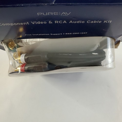 Pure AV Component Video 6 ft & RCA 1.8 m Audio Cable Kit by Belkin Damaged Box - Picture 7 of 10