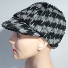 Talbots Faux Fur Gray Black Jockey Driving Li...