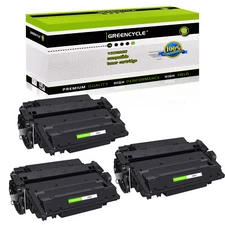 3 pack Black CE255A 55A Toner for HP LaserJet Pro 500 MFP M525F M525dn M525C
