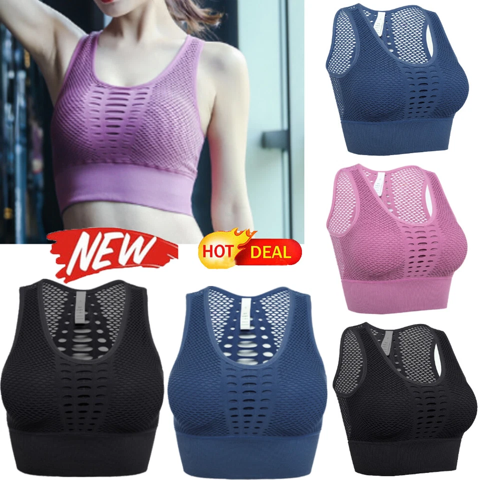 美国女式阻尼运动文胸终极加厚冲击赛车健身背心瑜伽 — 第 2/4 张图片