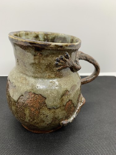 Taza de cerámica artística gárgola hecha a mano cara fea Tallywhacker interior firmada arriesgada - Imagen 11 de 24