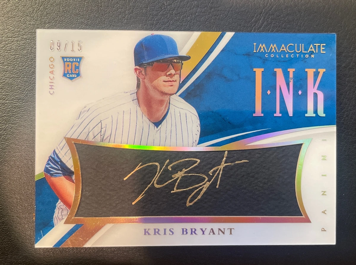 Kris Bryant Autographed Baseball Sports Trading Cards