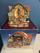 Lighted Holiday snow globe santa christmas