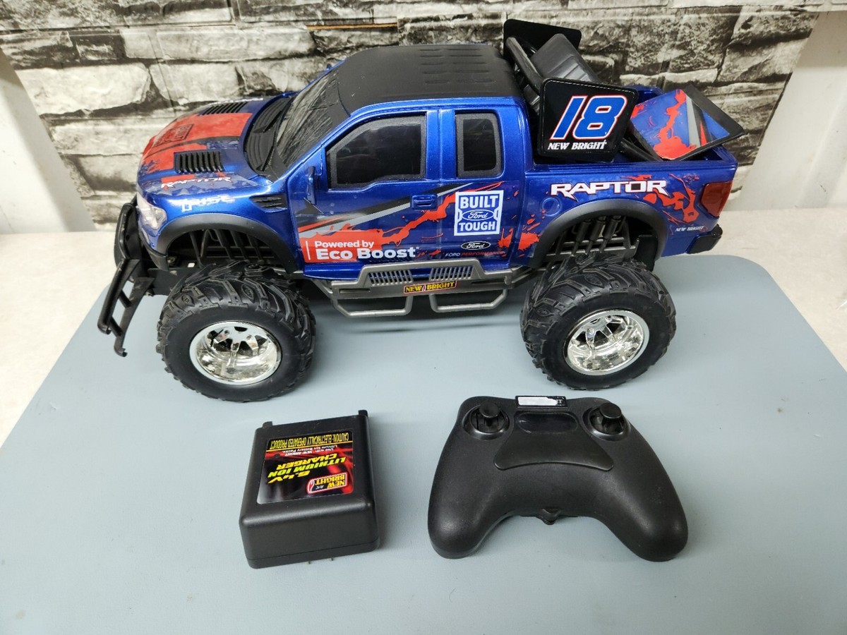 New Bright Ford F-150 Raptor SVT Remote Control Monster Truck 2.4