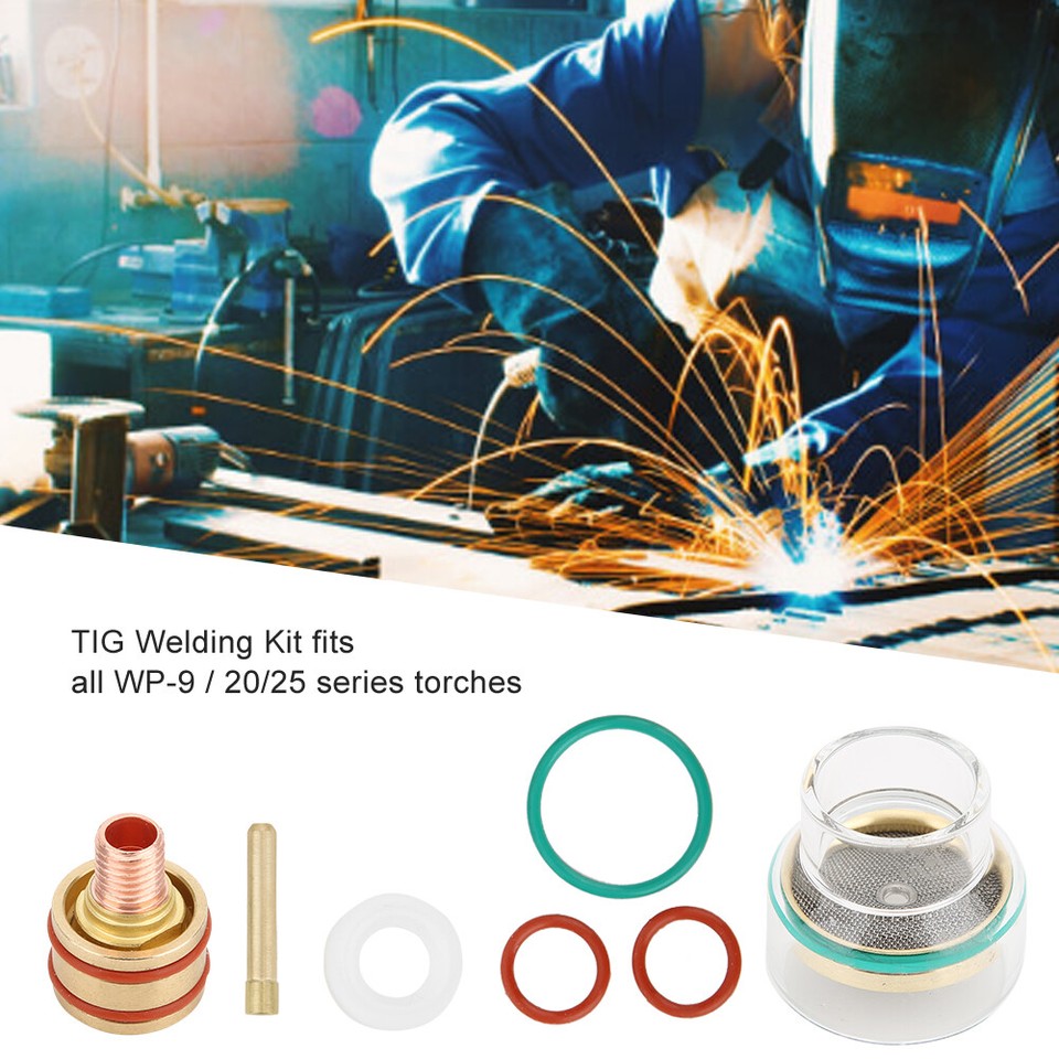 TFM53NCN TIG Welding Kit TIG Torch Welding Torch Glass Cup Collet for