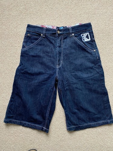 Karl Kani Baggy Denim Shorts Blue 32/34 