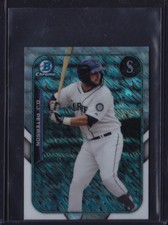 2015 BOWMAN CHROME FARM'S FINEST MINI REFRACTOR D.J. PETERSON #FFM-DP MARINERS