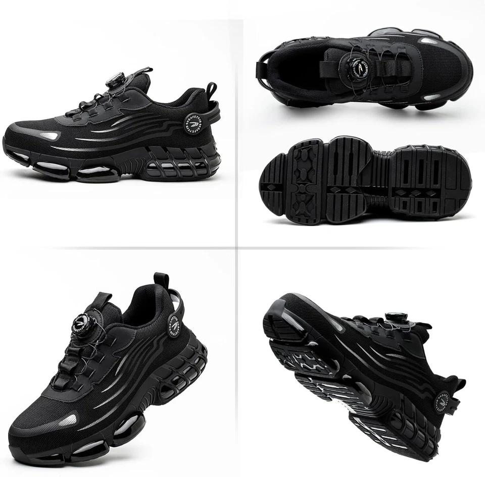 Zapatos de Seguridad para Hombre Mujer Calzado Trabajo con Puntera de Acero - Imagen 2 de 4