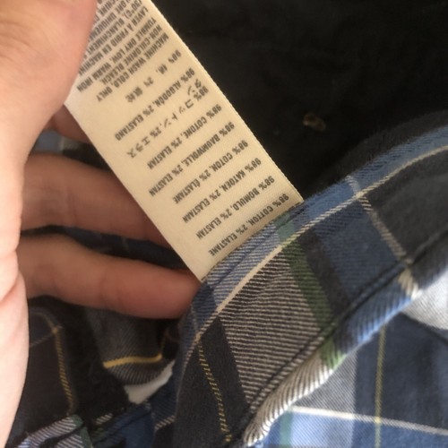 Pantalones cortos de tiro bajo Abercrombie & Fitch Y2K 00s? Talla 00 Cuadros Blanco Azul - Imagen 8 de 15