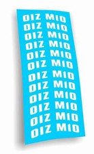 Oiz m10 Orbea adesivi ruote colore personalizzato