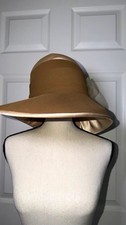 Moshita Couture Women&rsquo;s Wide Brim Formal Dress Hat Polyester Beige Taupe H9418
