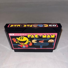 Pac-Man Famicom NES game NTSC CIB Rare, Box, Instructions, Used