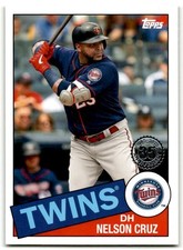 2020 Topps #85TB-24 Nelson Cruz 1985 Topps Baseball 35th Anniversary Twins
