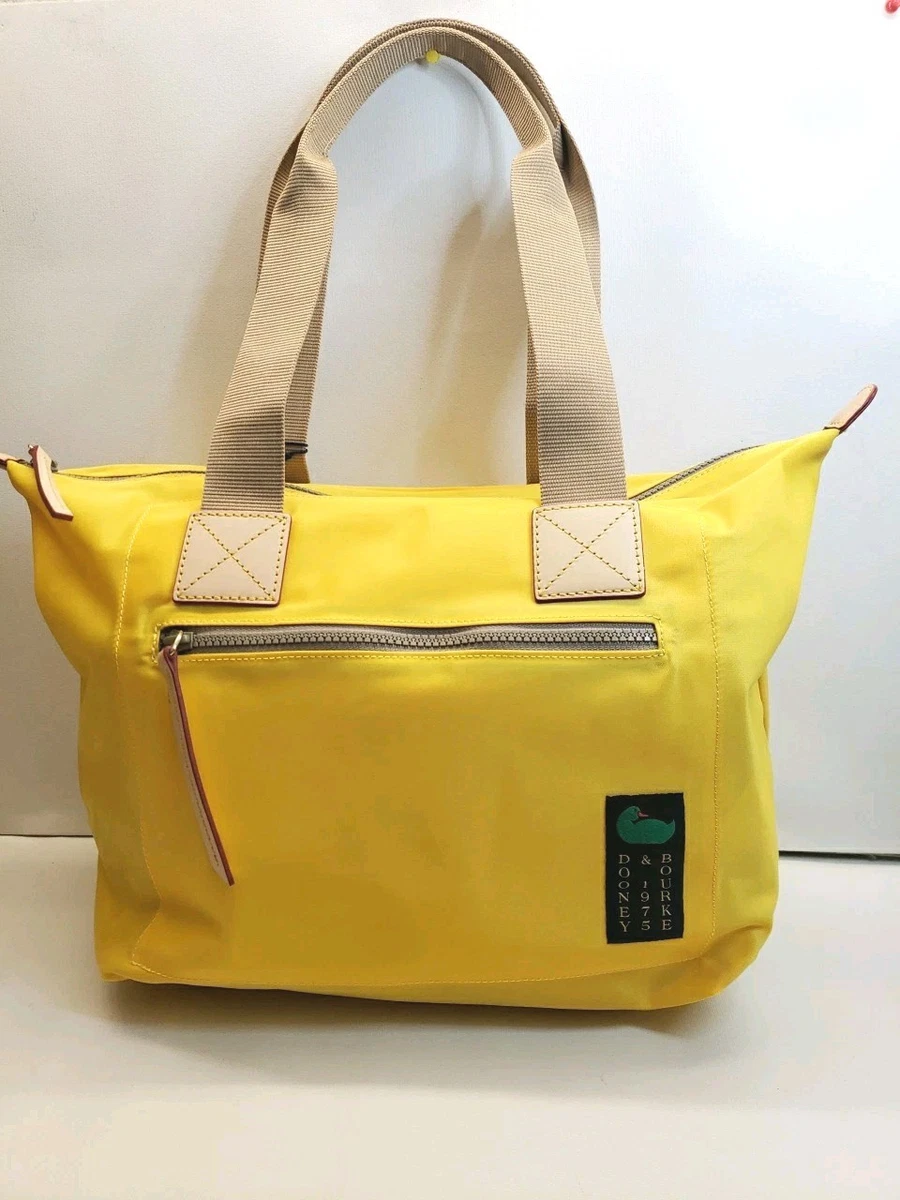 USA製 Dooney & Bourke トートバッグ イエロー riri Dooney & Bourke Nylon Exterior Yellow Bags & Handbags for Women