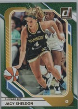 2026 Donruss WNBA #65 Jacy Sheldon Green Shimmer