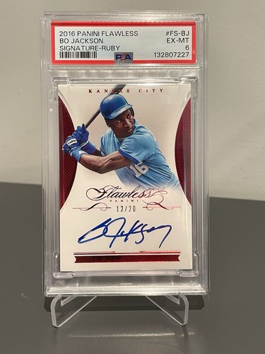 2015 Panini Flawless Signatures R#FS-BJ Bo Jackson 12/20 AUTO ROYALS SSP