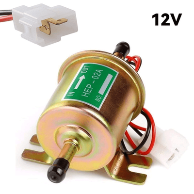 #ad 12V Inline Low Pressure Electric Fuel Pump HEP 02A Universal 2.5 4PSI Gas Diesel $8.99
