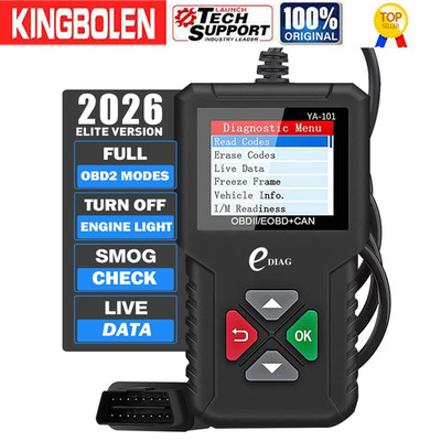 Kingbolen Car OBD2 EOBD Fault Code Reader Engine Battery Diagnostic Scanner Tool