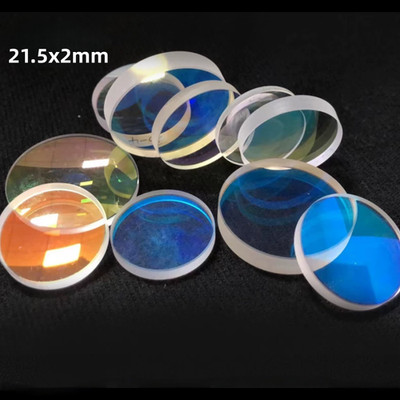 21.5X2mm High Precision Coated Quartz Laser Window Protective Lens For Machines