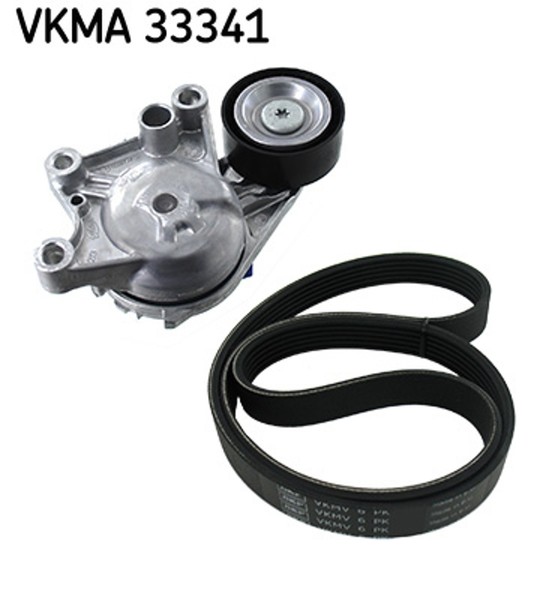 SKF Keilrippenriemensatz Vkma 33341 FüR Opel Crossland P17 P2QO Combo K9 A18 Bus-image
