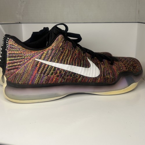 Nike ID Kobe 10 X Elite Low Mamba Days Flyknit Multicolor 802817-903 US 11 - Picture 7 of 16