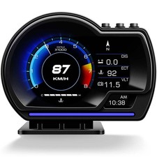 Head Up Display for Car, OBD2 GPS Dual System, OBD2 Gauge Display, GPS Speedo...