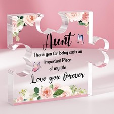 SOUHONEY Aunt Birthday Gifts from Niece Nephew, 3.9  4.8in Large,