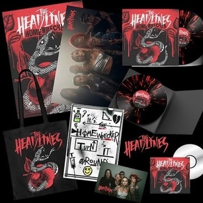 The Headlines - Homewrecker - Black/Red Splatter [New Vinyl LP] Gatefold LP Jack