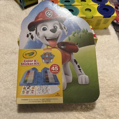 Paw Patrol coloring kit with 