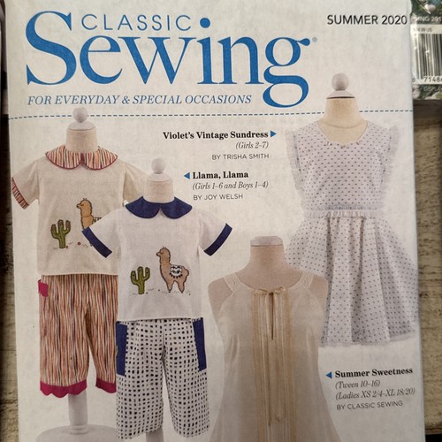 3 Lot Classic Sewing Magazine With Pattern Children 2016 2017 2020 - Bild 4 von 6