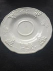 Vintage Indiana Colony Milk Glass Harvest Grapes Saucer - SET OF 4