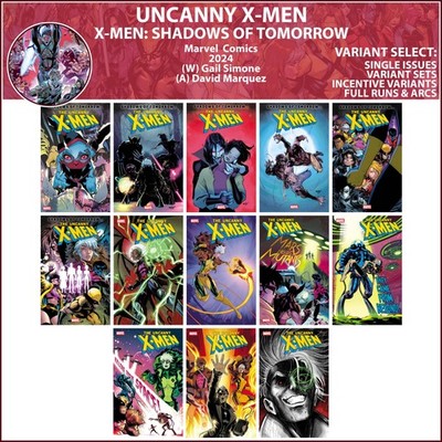 Uncanny X-Men (2024) #22-28 29 30 31 32 33 34 Annual Marvel Comics COVER SELECT