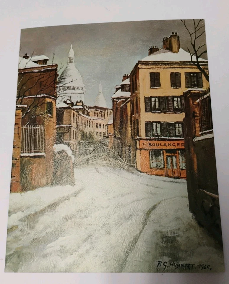 Complete Set Of 8. Vtg Conoco Gasoline Customer Appr. Fine Art Prints 10" x 8" - Image 3 of 4